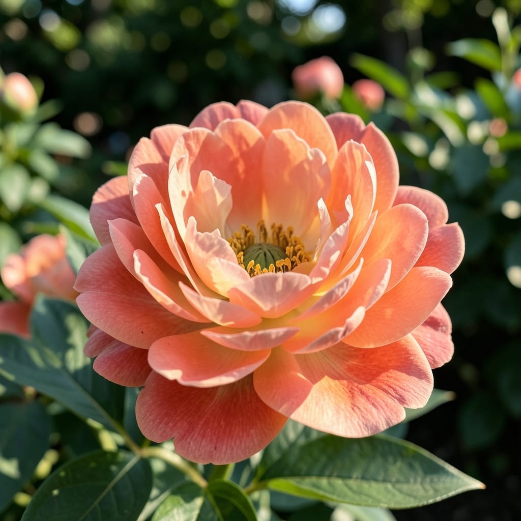 Coral Charm Semi-Double Peony