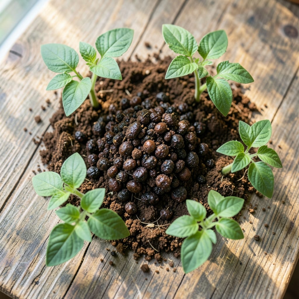 Worm Castings for Nutrient Boost