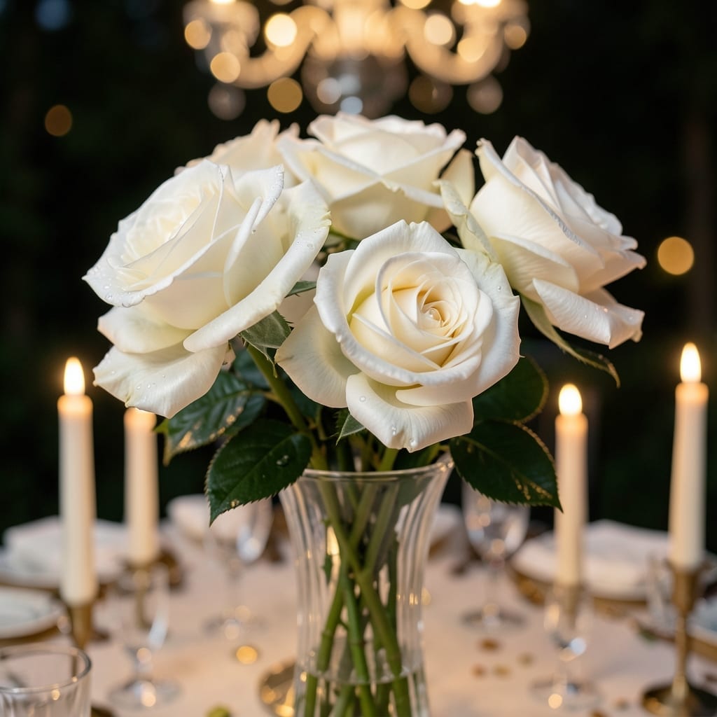 White Roses for Purity