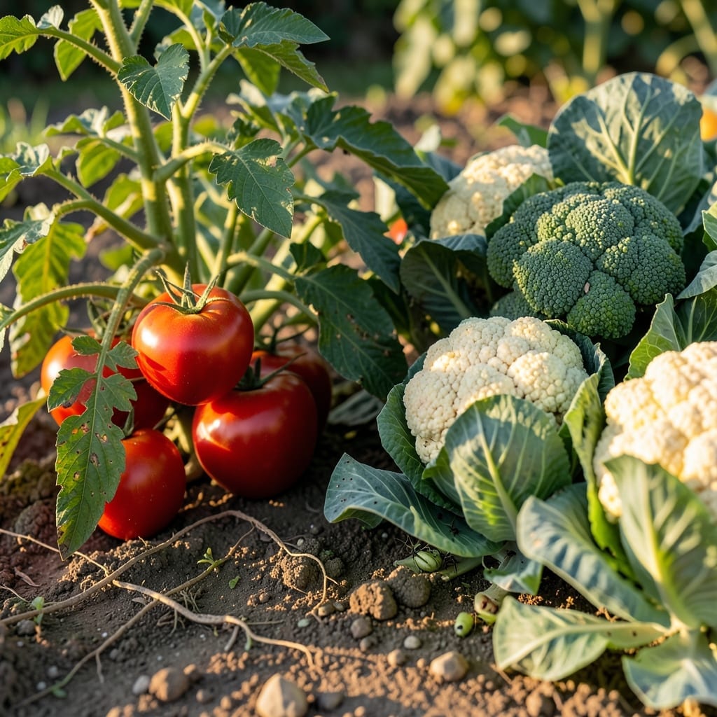 Tomatoes and Cabbage Family