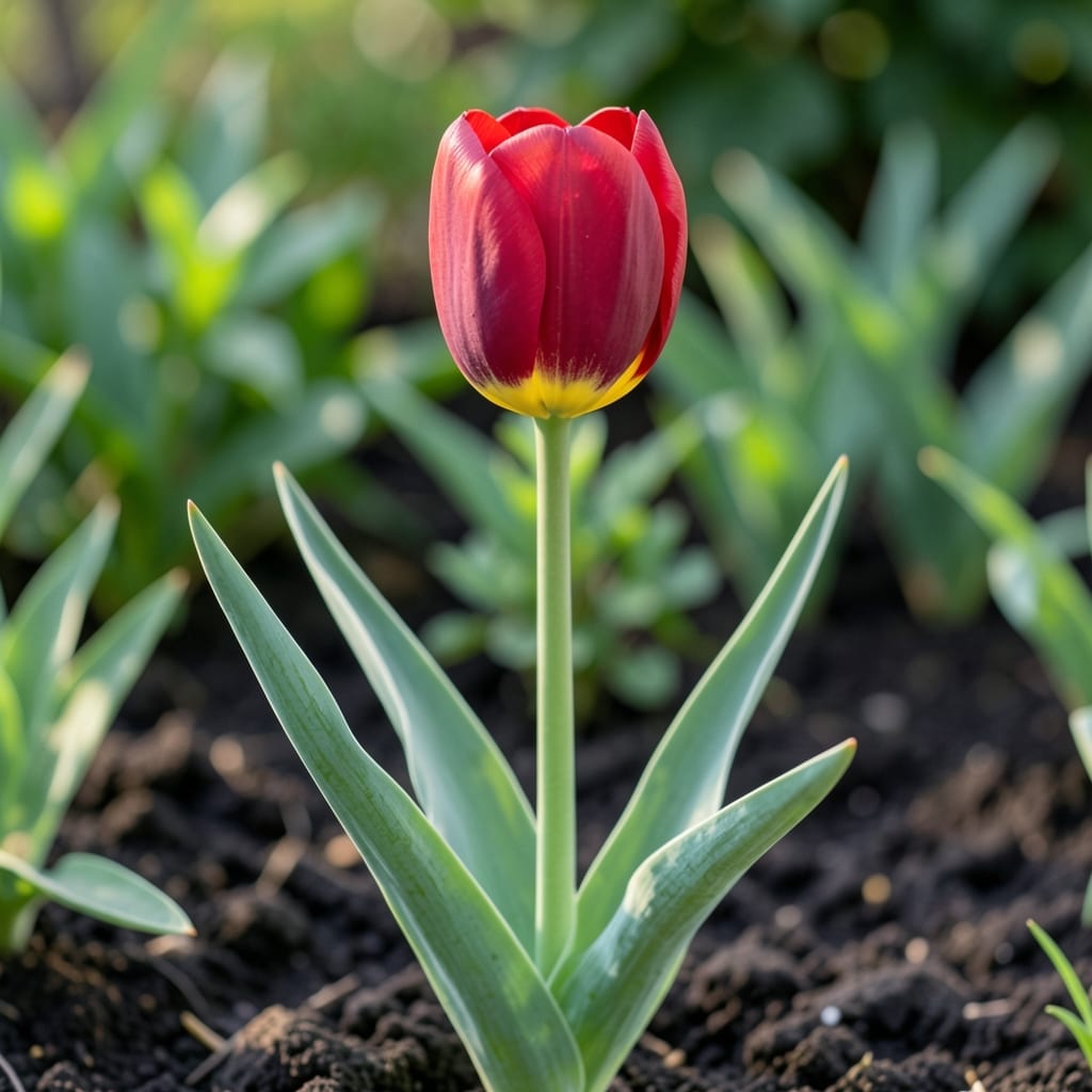 Sunlight for Tulips: Optimal Exposure for Healthy Growth