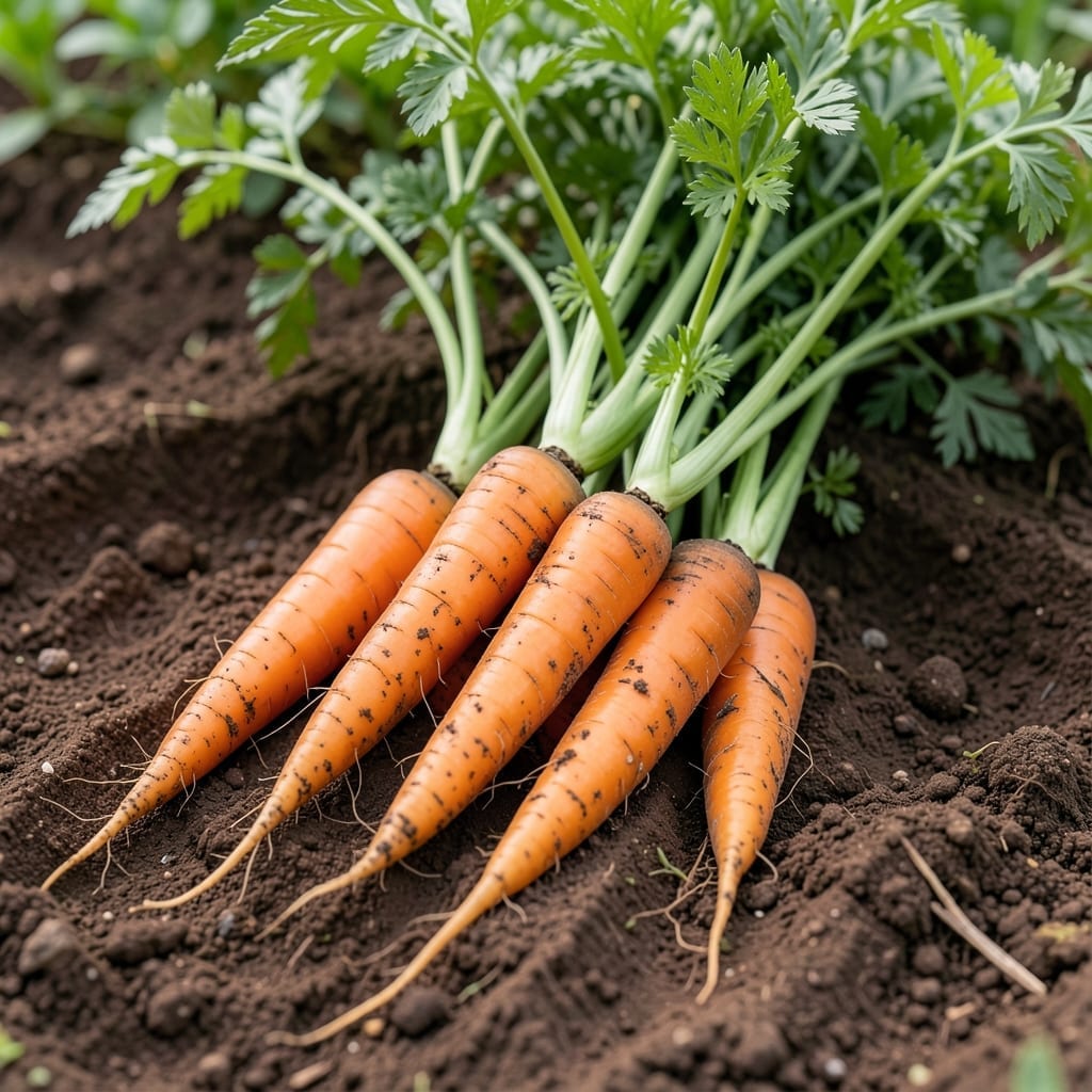 Early Nantes Half Long Carrots