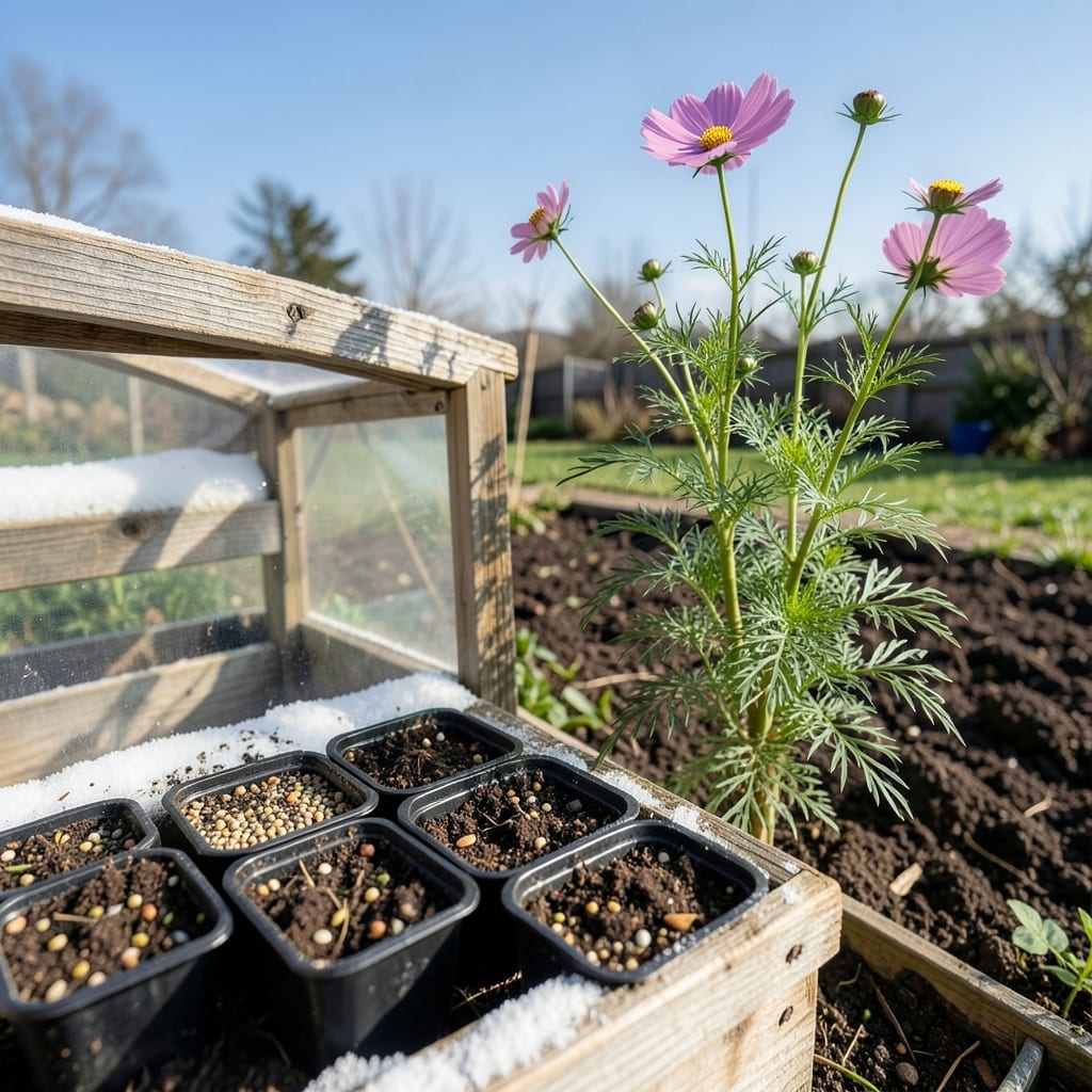 Winter Sow Cosmos: Cold Hardy Method for Early Blooms