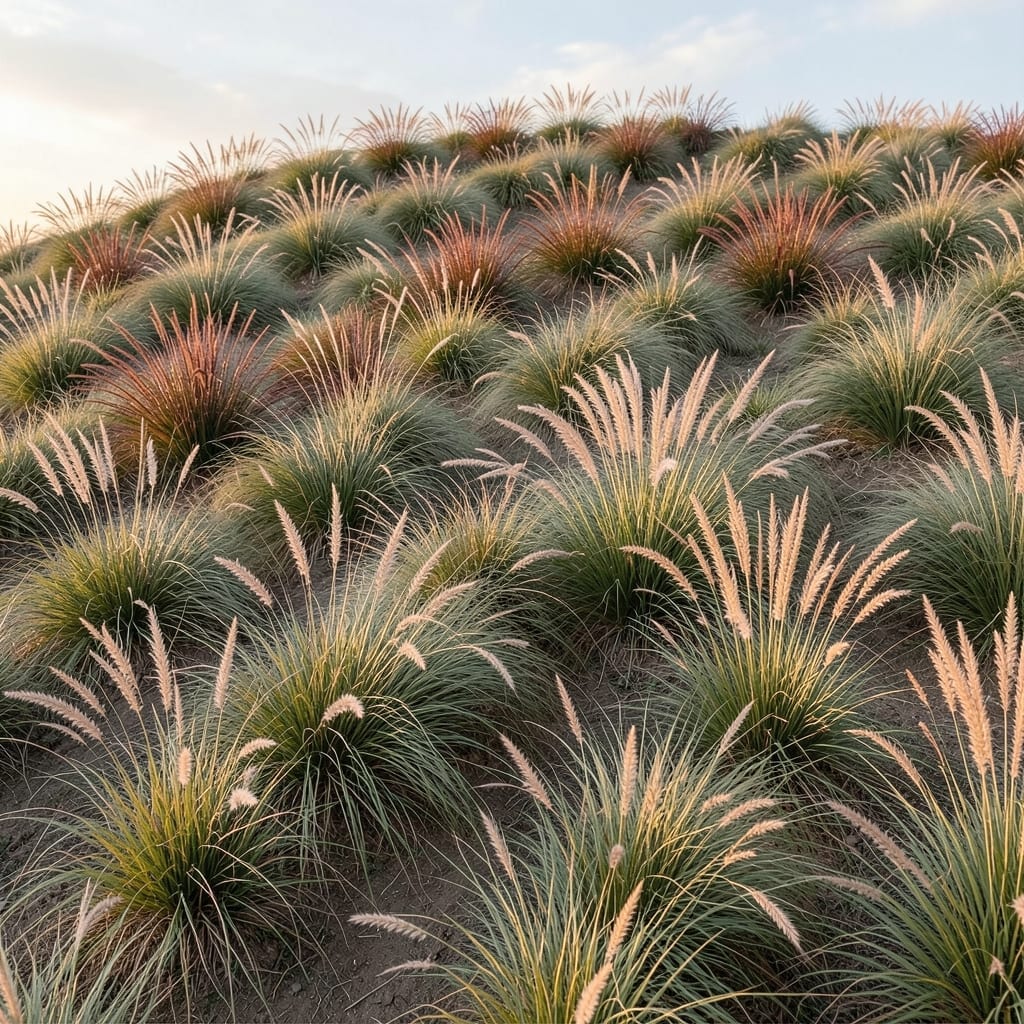 Ornamental Grass Waves
