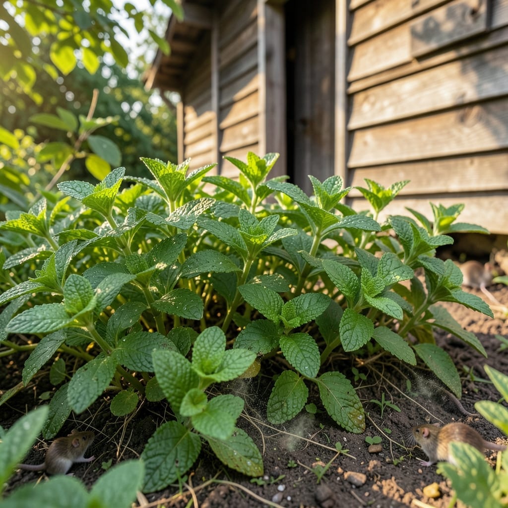 Peppermint to Ward Off Rodents