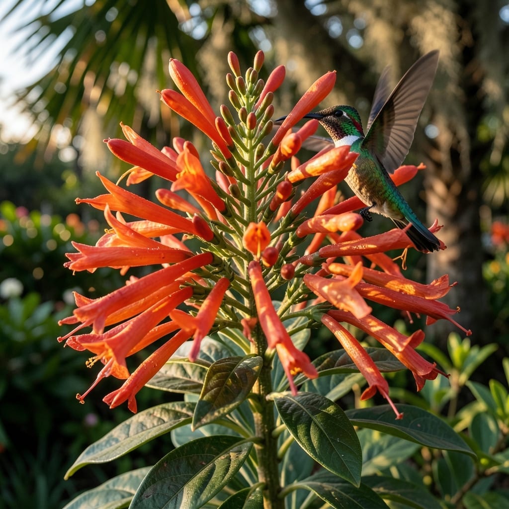Firebush for Hummingbirds and Butterflies