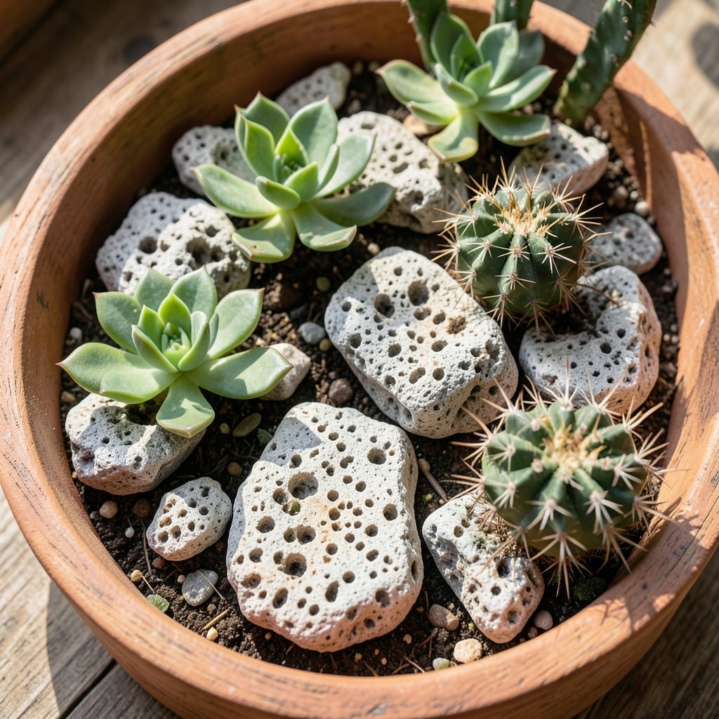 Pumice for Aeration and Moisture Control