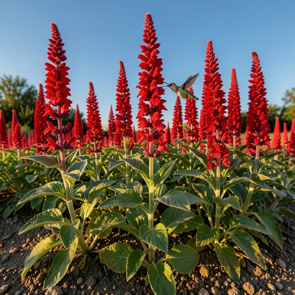 Salvia Splendens Scarlet