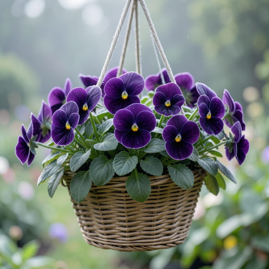 Pansy Matrix Purple Rain