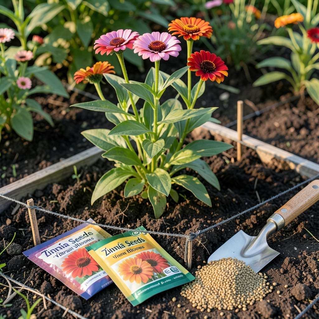 How Many Zinnia Seeds per Square Foot: Planting Density for Best Results How Many Zinnia Seeds per Square Foot: Planting Density for Best Results