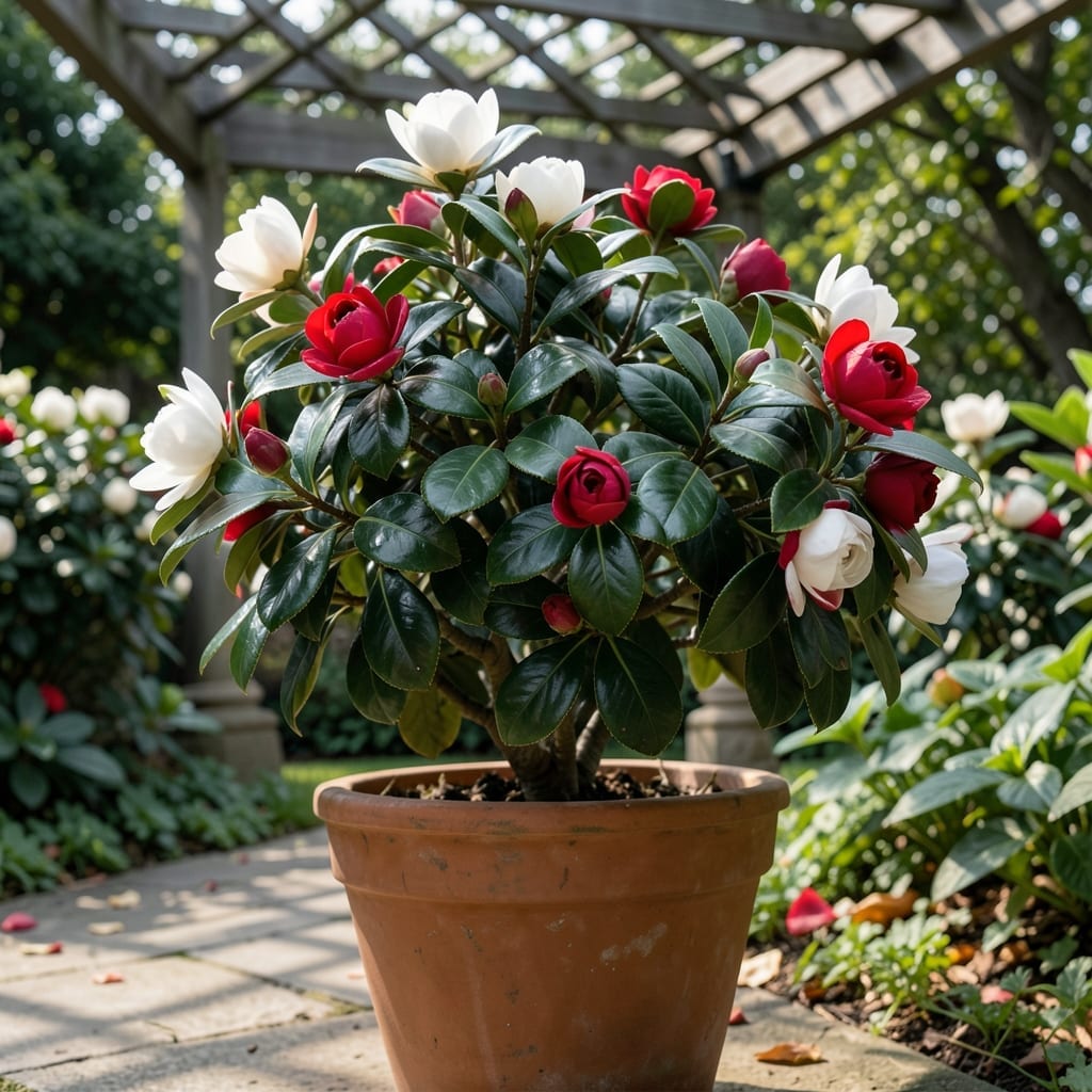 Camellia japonica Dwarf Varieties