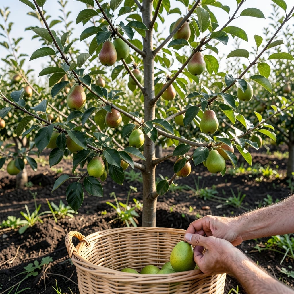 How to Tell When Bosc Pears Are Ripe: Check the Neck for Sweetness