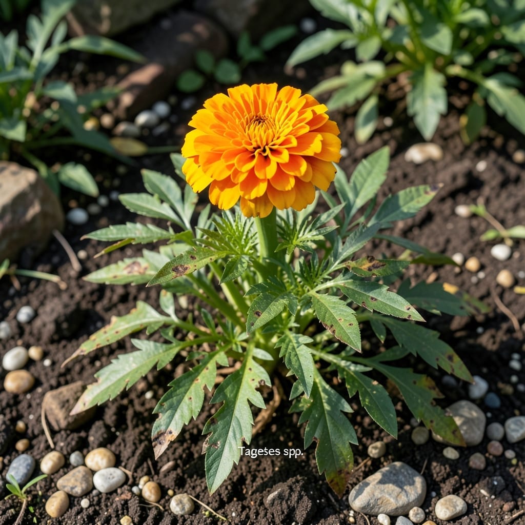 Marigold Leaf Diseases: Spot-By-Spot Organic Control Solutions Marigold Leaf Diseases: Spot-By-Spot Organic Control Solutions
