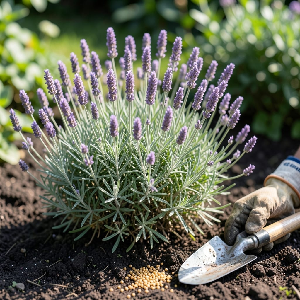 Fertilizer for Lavender Plants: Low-Phosphorus Options for Thriving Blooms