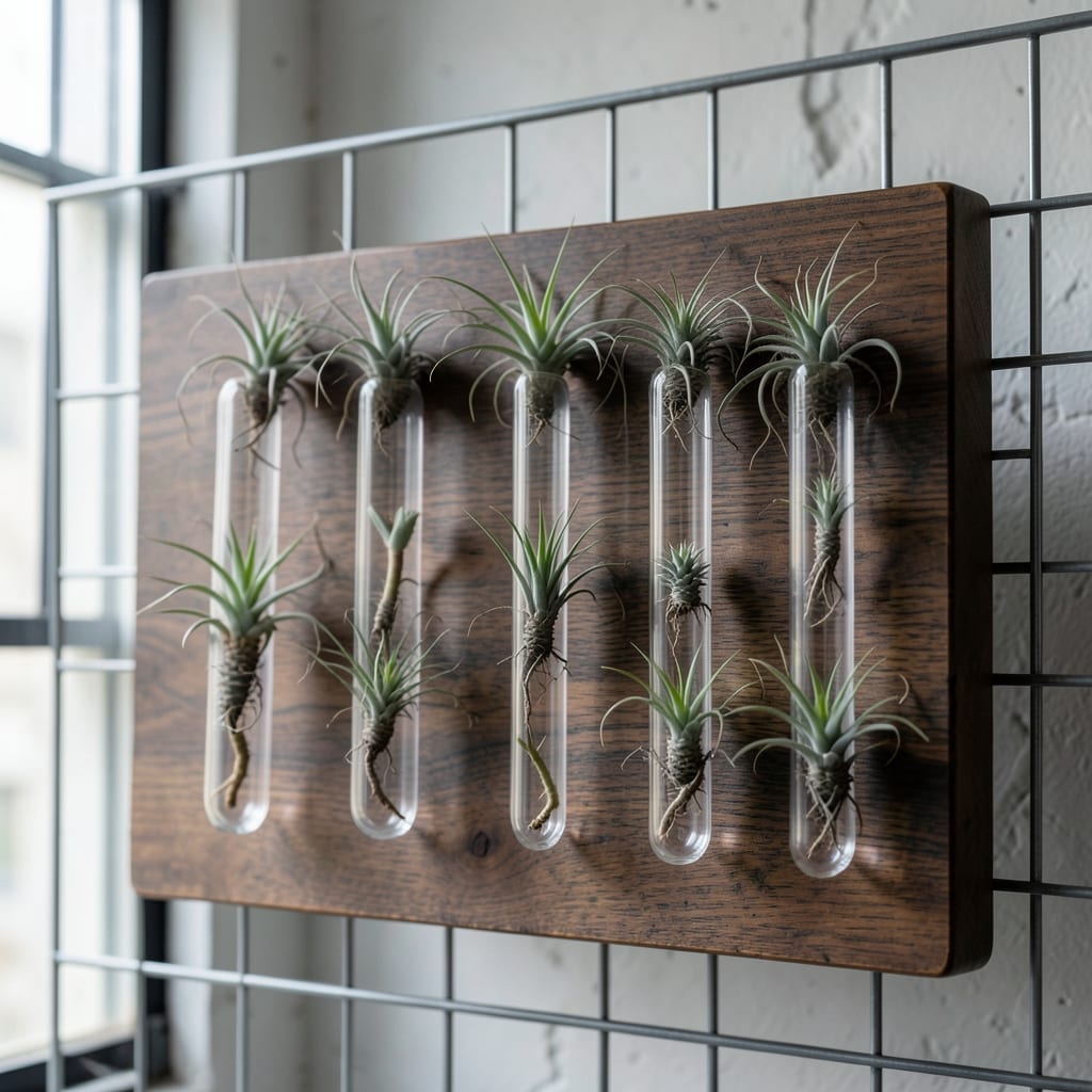 Test Tube Wall Planters