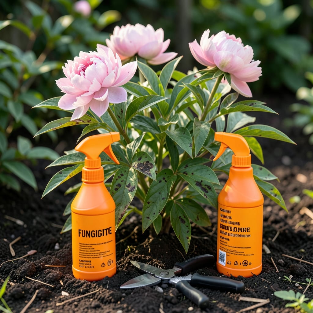 Peony Blight Treatment: Natural Fungicide Spray for Quick Recovery
