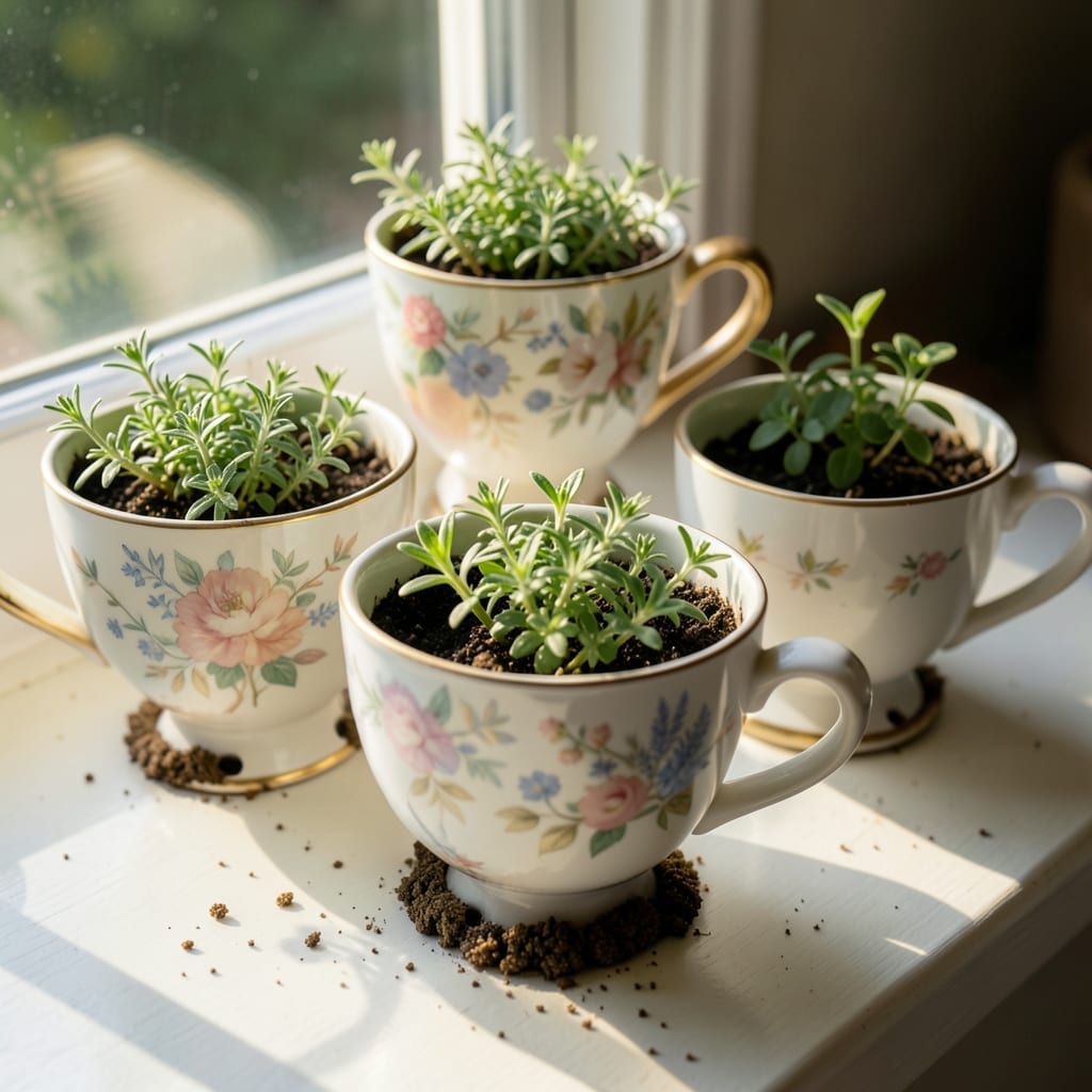 Teacup Mini Gardens