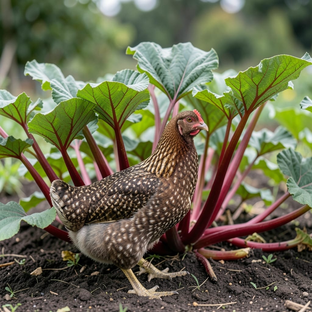 Can Chickens Eat Rhubarb Leaves and Stems: Poisonous Components Explained