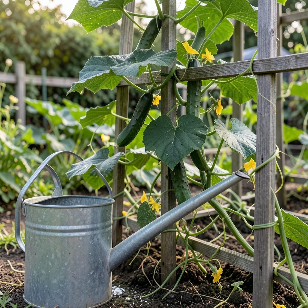 How Much Water Do Cucumber Plants Need: Weekly Watering Schedule for Gardeners
