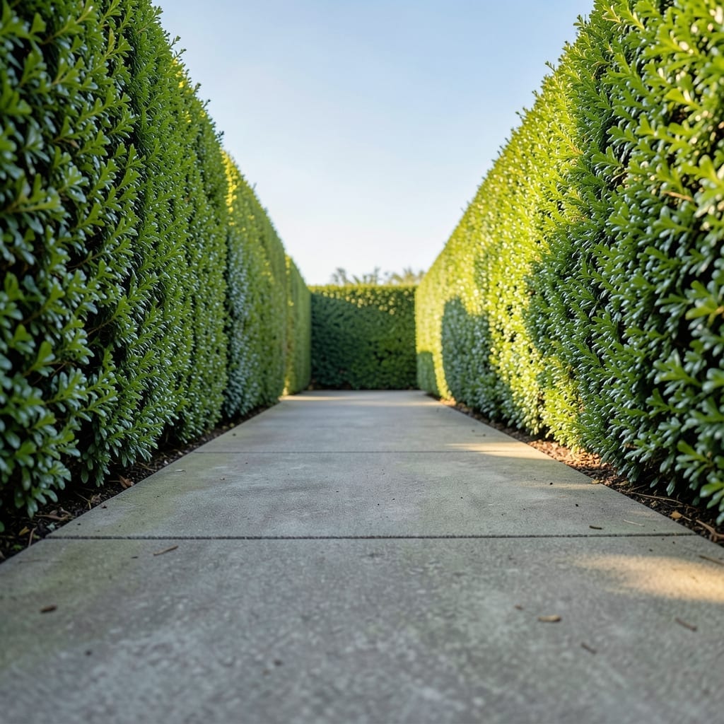 Boxwood Hedge Border