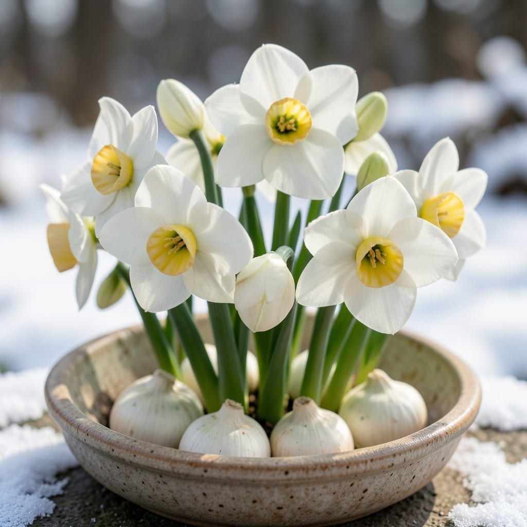 Narcissus Paperwhite Blooms