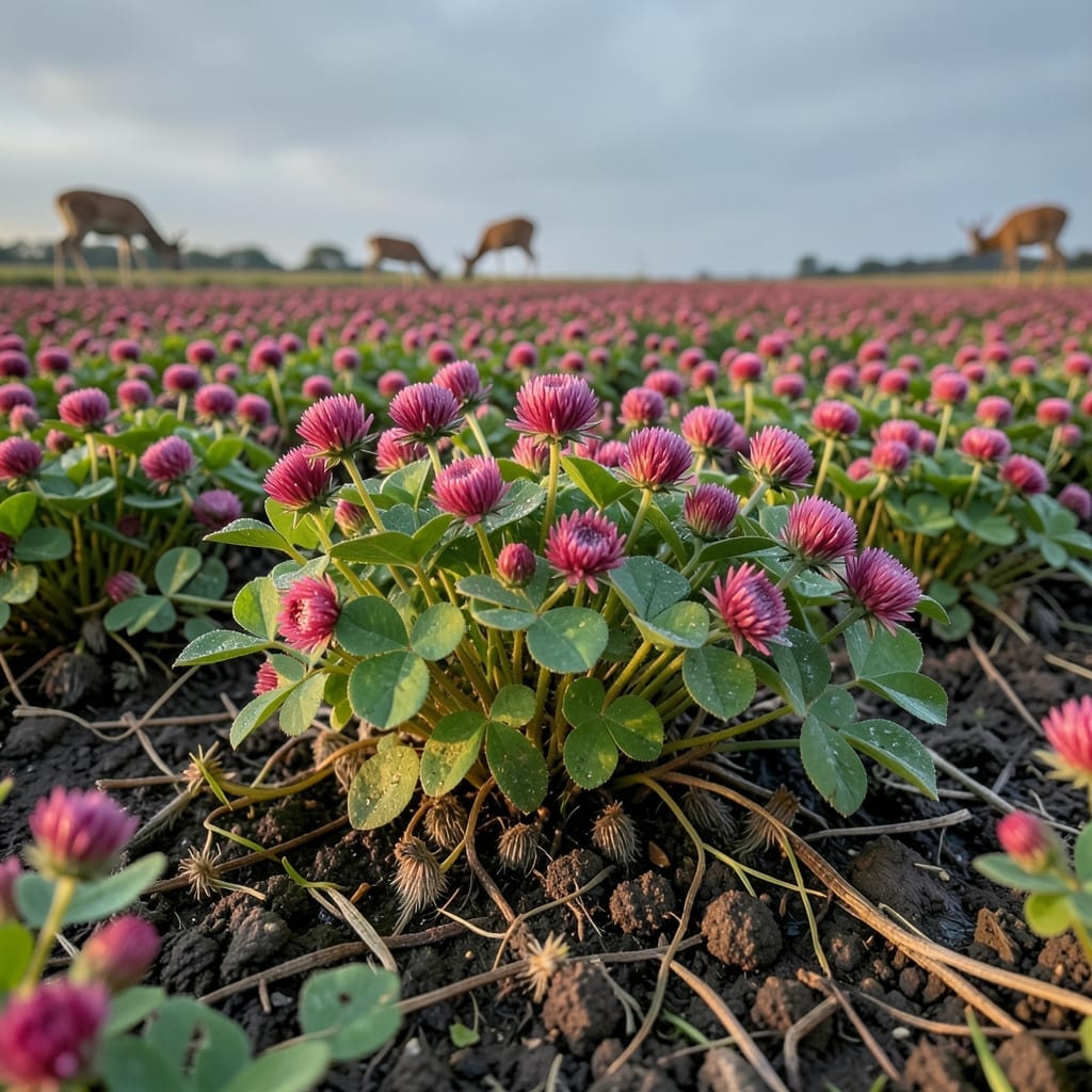 Crimson Clover for Nitrogen Fixing