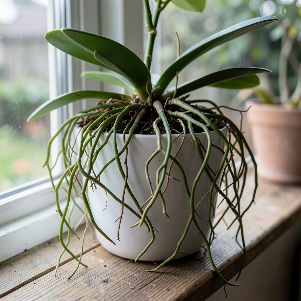 Why Are My Indoor Orchids All Roots and No Flowers: Light and Nutrient Adjustments for Blooms Why Are My Indoor Orchids All Roots and No Flowers: Light and Nutrient Adjustments for Blooms
