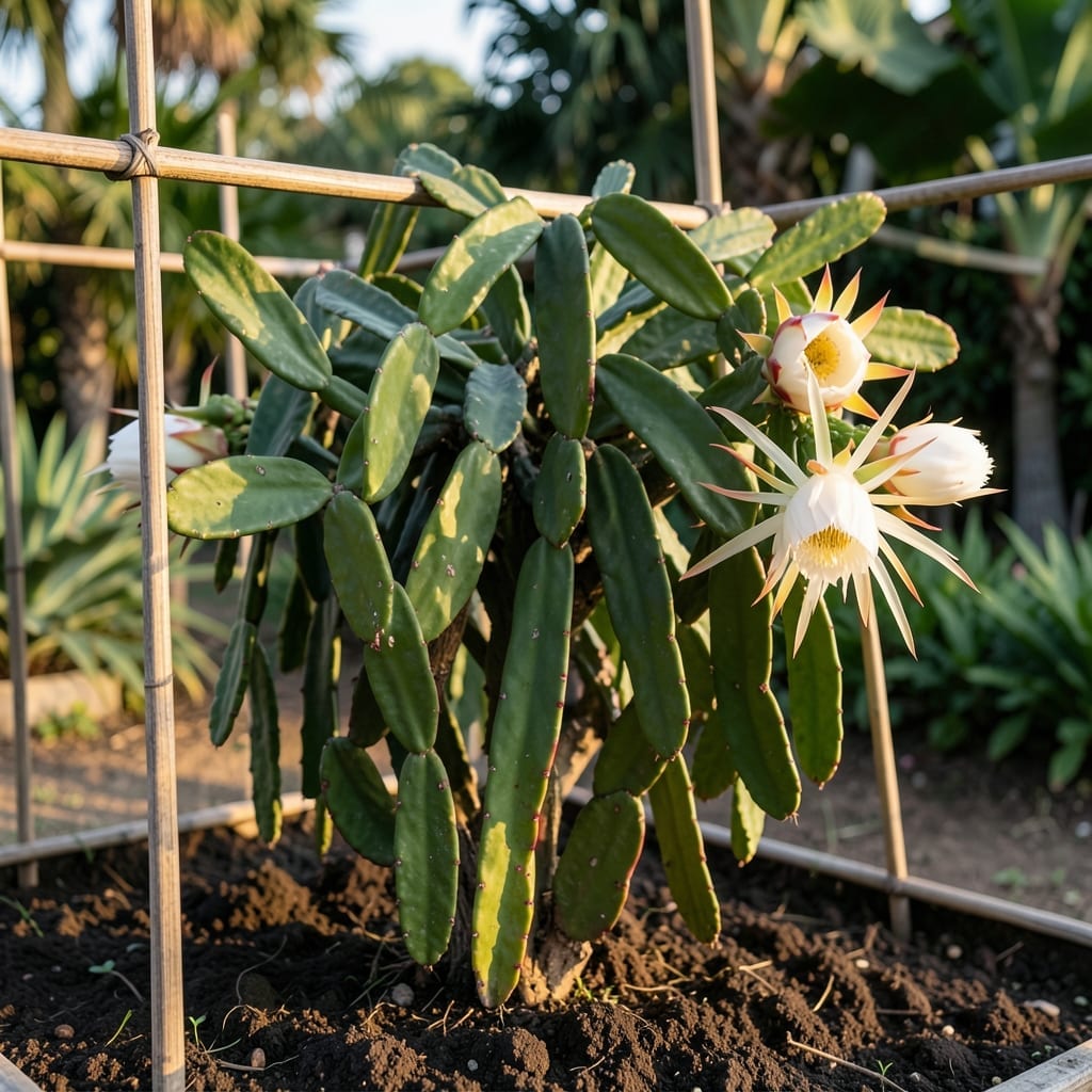 Dragon Fruit Flowering Stages: From Bud to Bloom Timeline Dragon Fruit Flowering Stages: From Bud to Bloom Timeline
