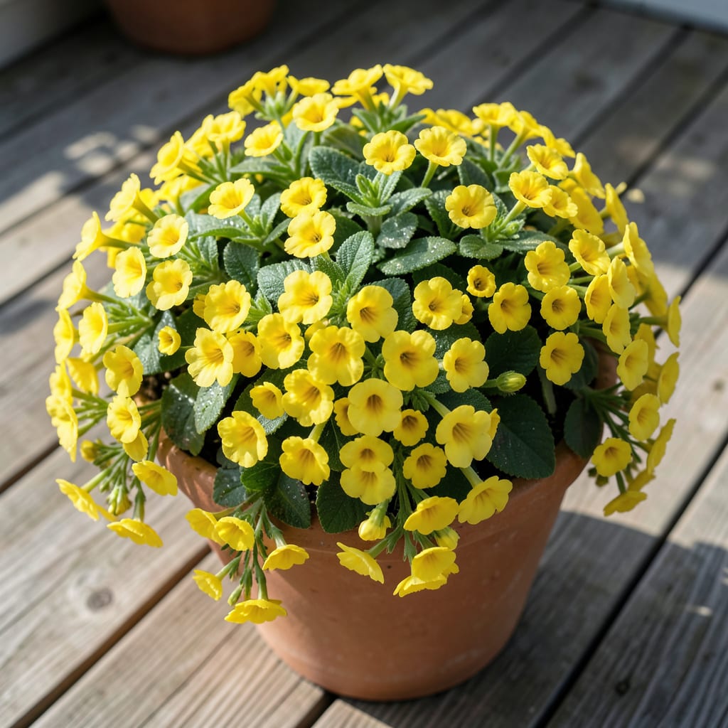 Calibrachoa Million Bells Yellow: Sun Loving Trailing Beauty for Containers illustration with key details