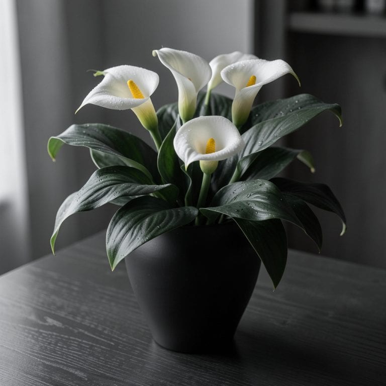Calla Lily Black And White: Elegant Contrast for Striking Gardens Calla Lily Black And White: Elegant Contrast for Striking Gardens