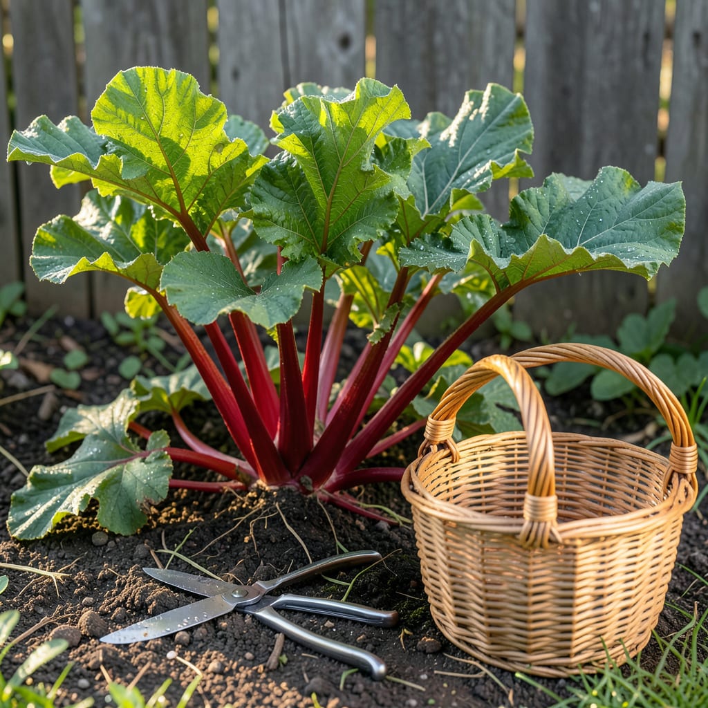 can i harvest rhubarb in october example with annotations
