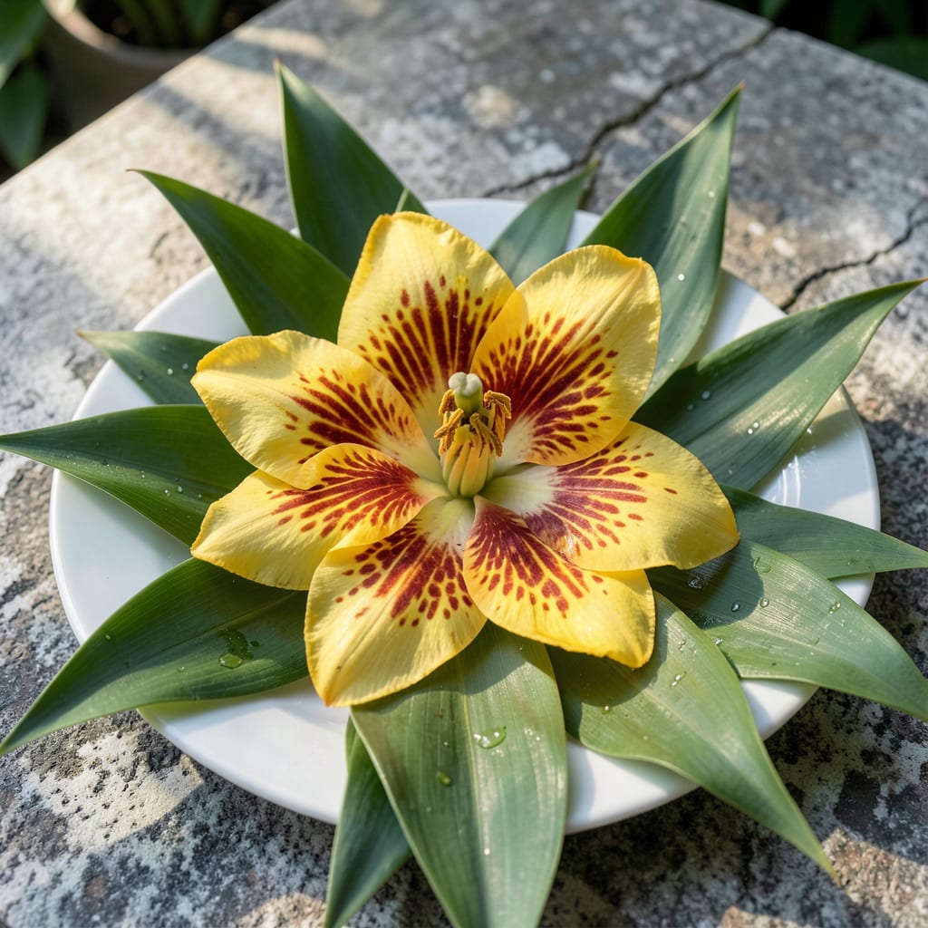 Visual representation of Canna Lily Yellow With Orange Spots: Identifying and Solving Leaf Issues