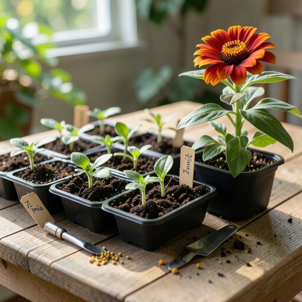 When to Start Zinnia Seeds Indoors: Early Blooms with Perfect Timing