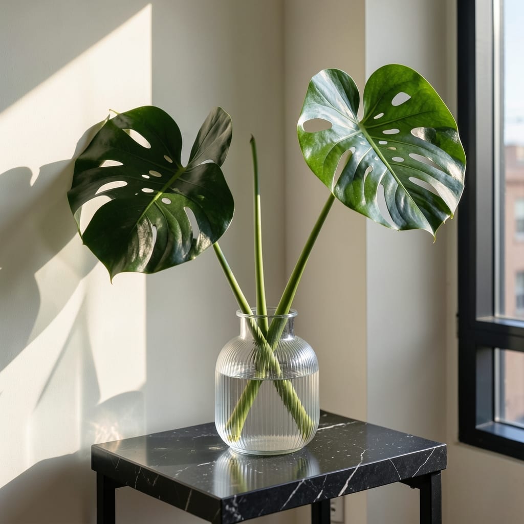 Monstera Leaf Stems