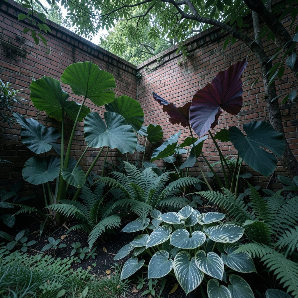 Jungle-Inspired Shade Garden
