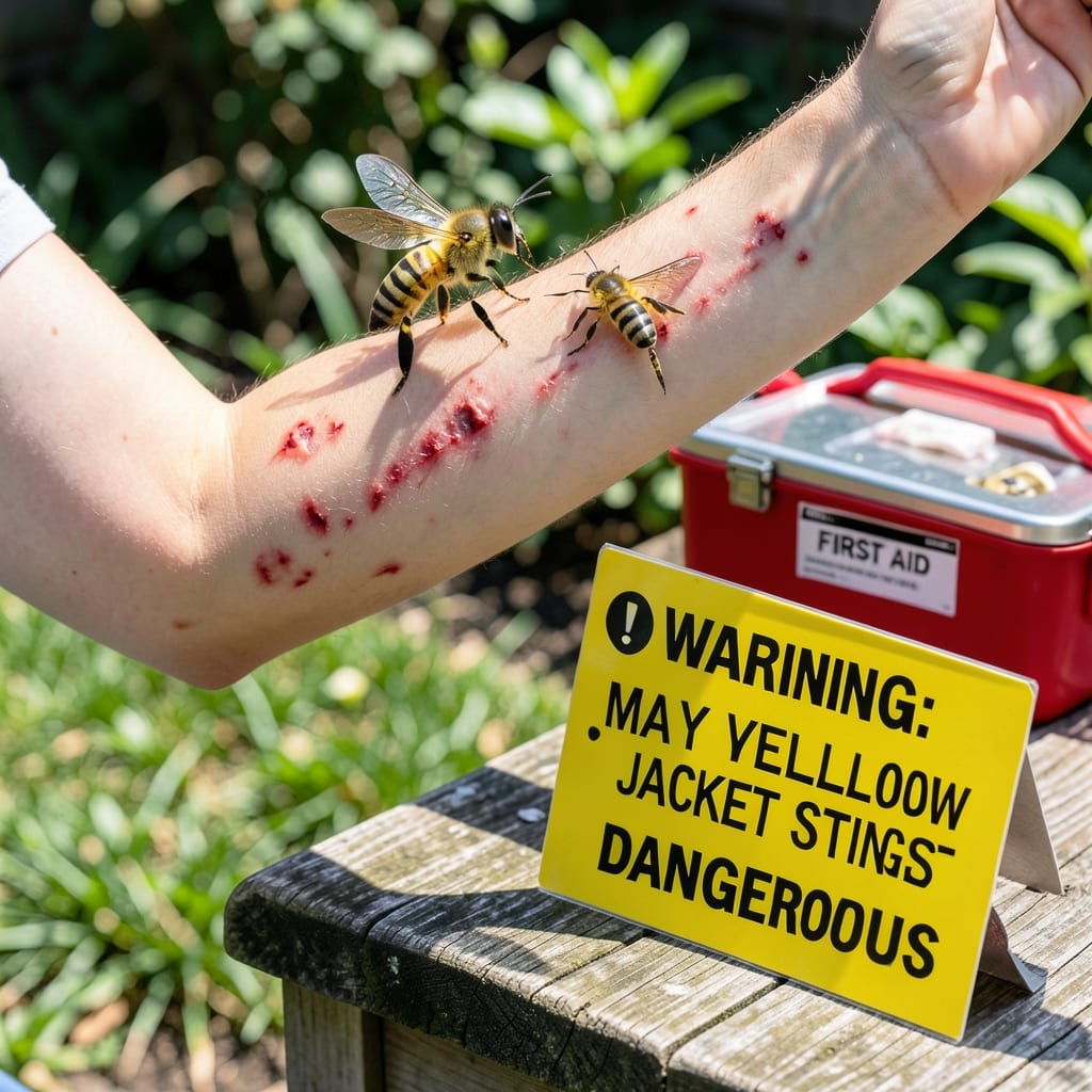 How Many Yellow Jacket Stings Are Dangerous: Thresholds and Emergency Signs