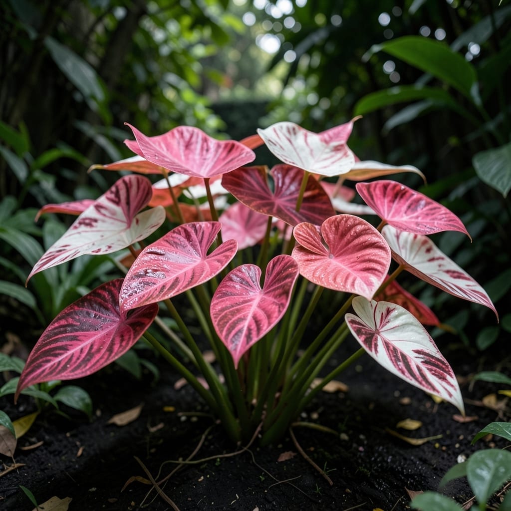 Caladiums for Tropical Flair