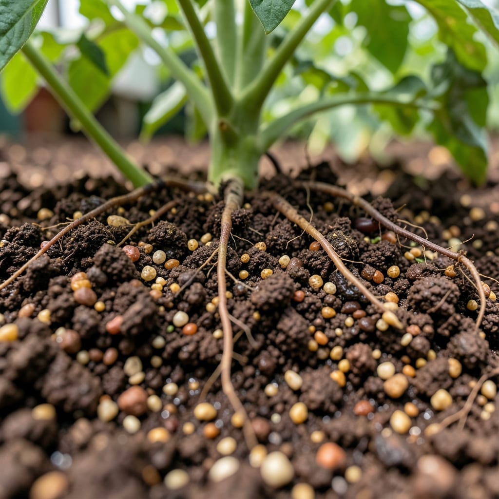 Loamy Soil for Tomato Roots