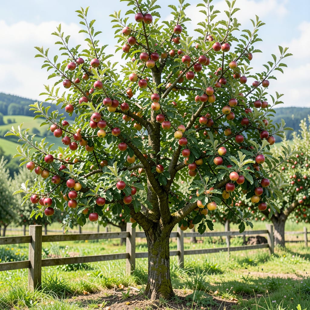 Cedar Rust Resistant Apple Trees: Disease Free Orchard Starters illustration with key details