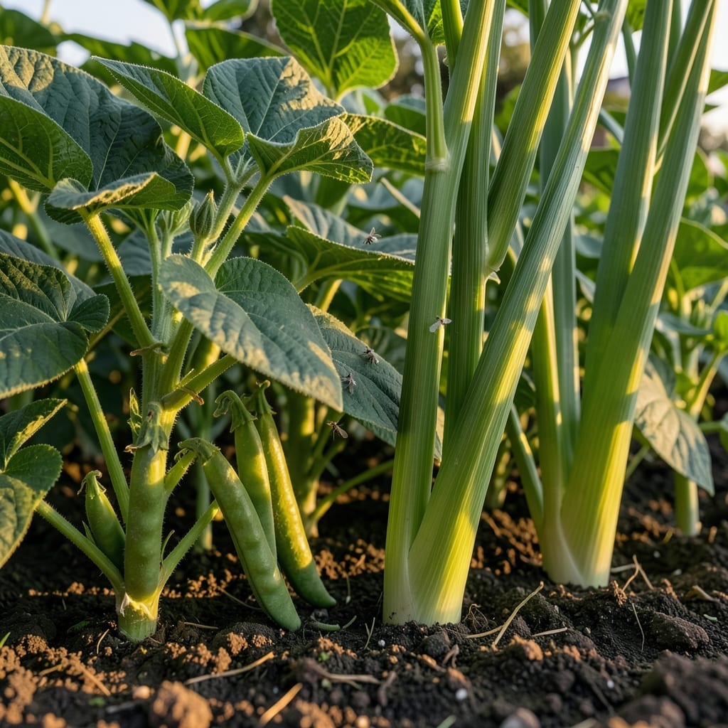 Beans with Celery Companions
