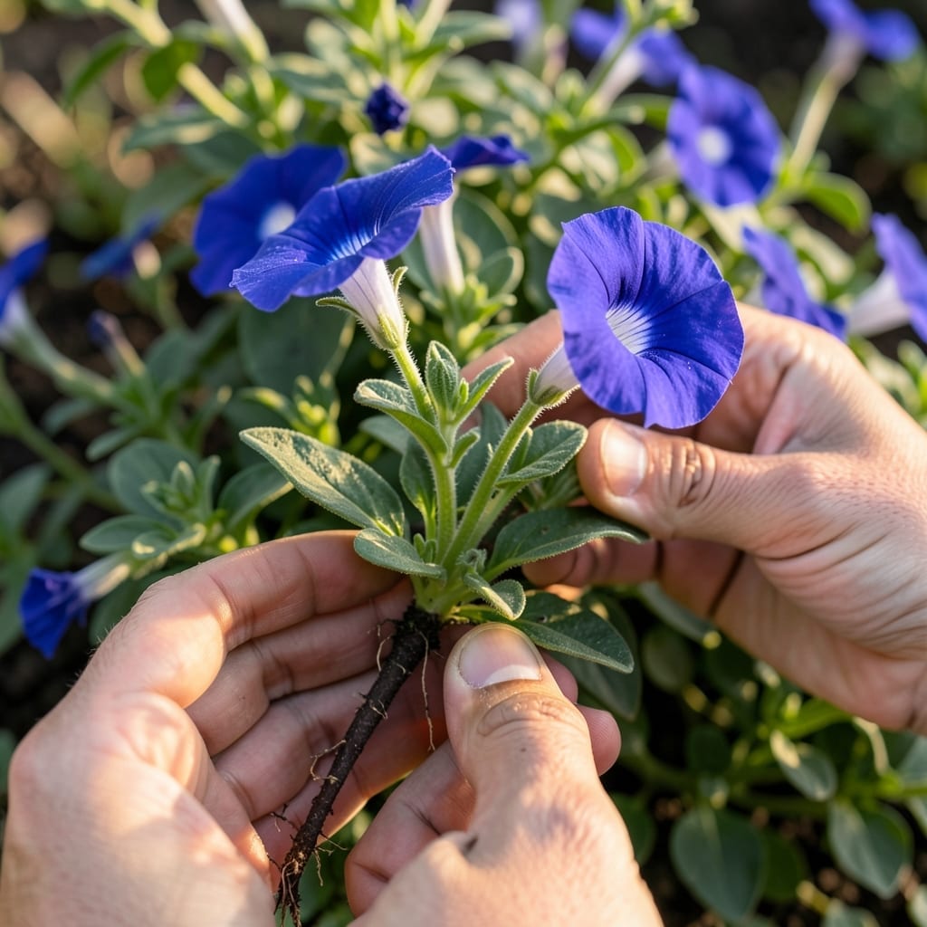 Propagating Blue Firefly Petunias from Cuttings