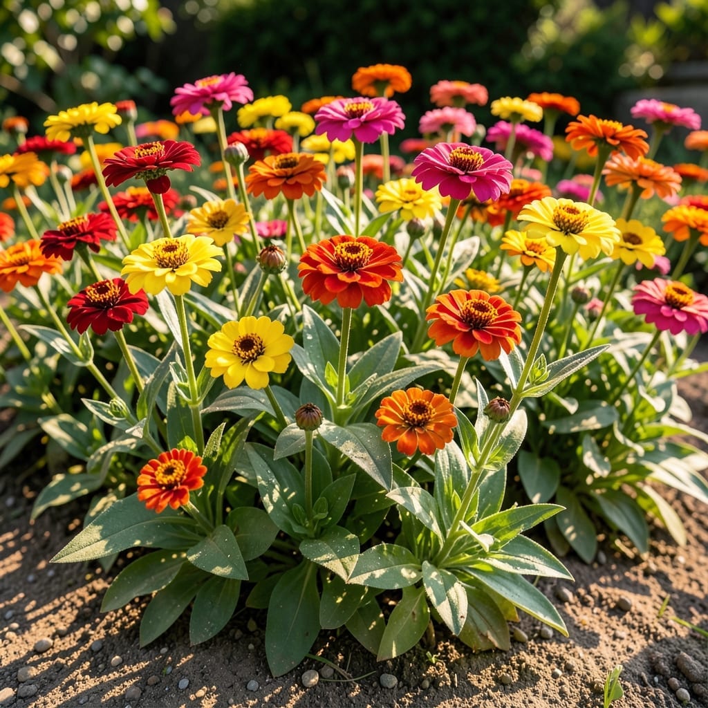 Zinnias for Continuous Summer Blooms