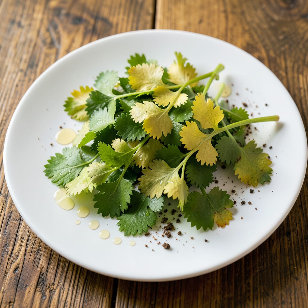 Comprehensive Cilantro Leaves Turning Yellow: Early Warning Signs and Plant Revival Guide visual reference