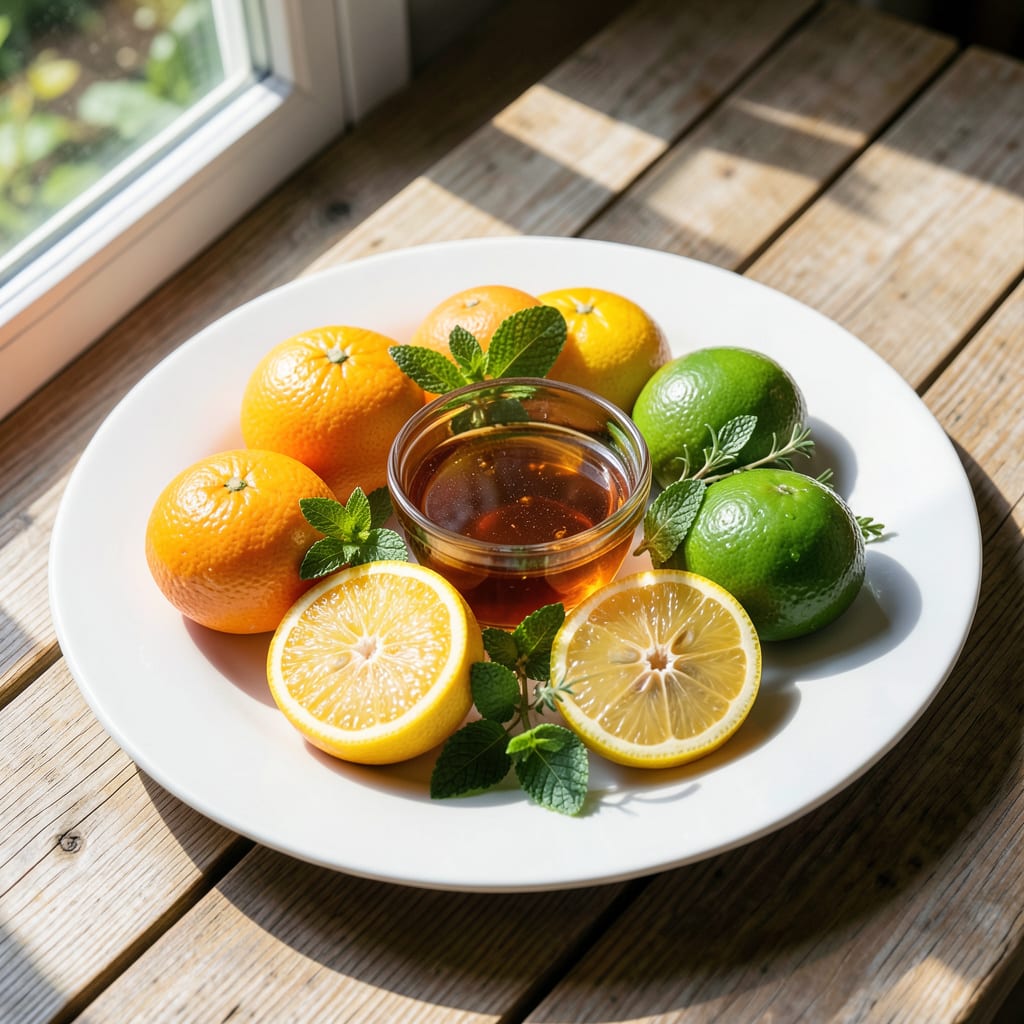 Citrus Black Spot Treatment: Organic Fungicide for Healthy Trees illustration with key details