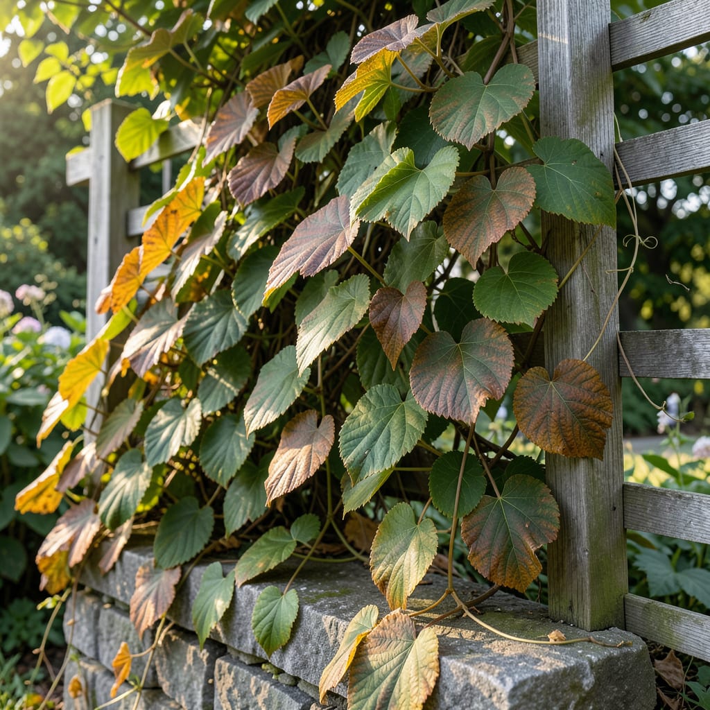 Climbing Hydrangea Leaves Turning Brown: Sunburn or Fungal Distress Signs detailed visual guide