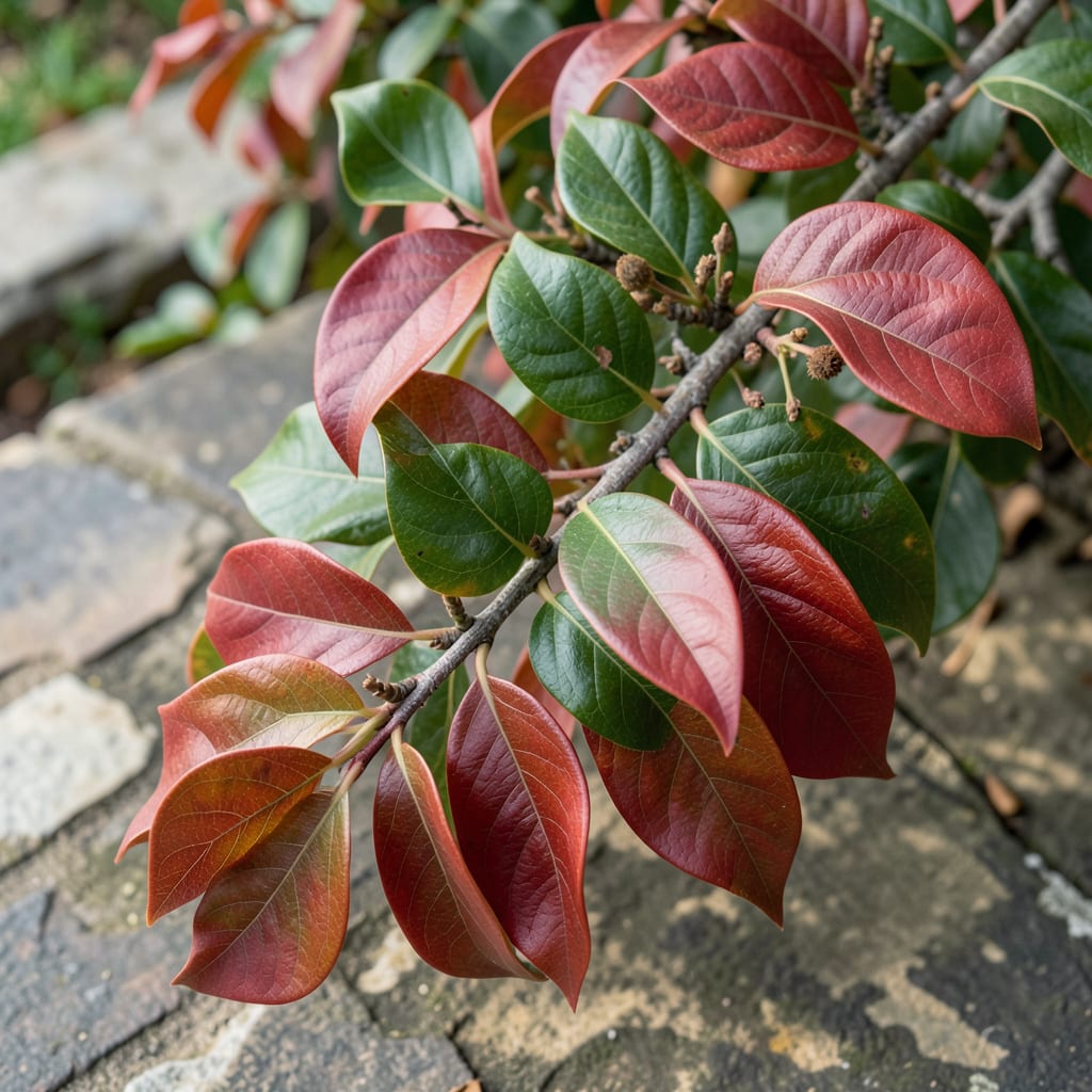 Crape Myrtle Leaves Turning Red: Seasonal Change or Stress Signal illustration with key details