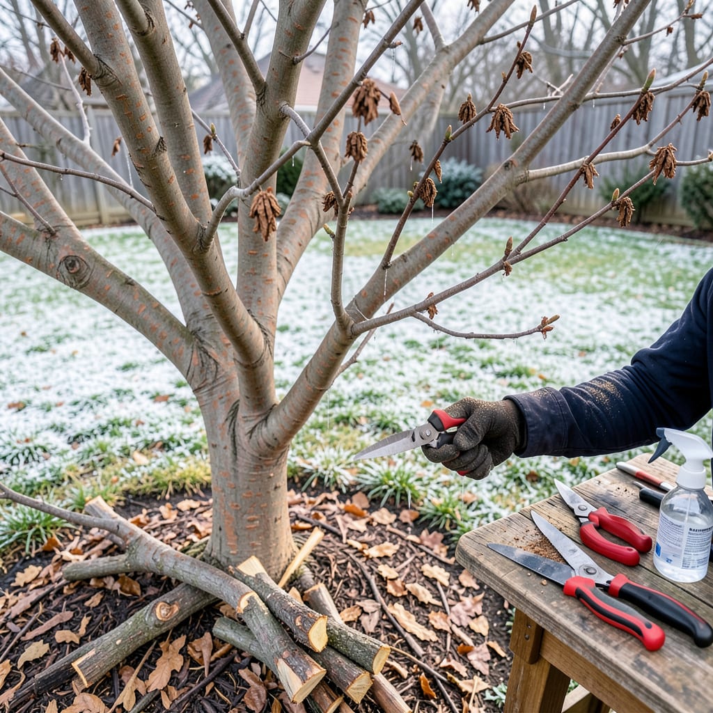 Visual representation of Crepe Myrtle Pruning: The Right Way for Bigger Blooms Next Season