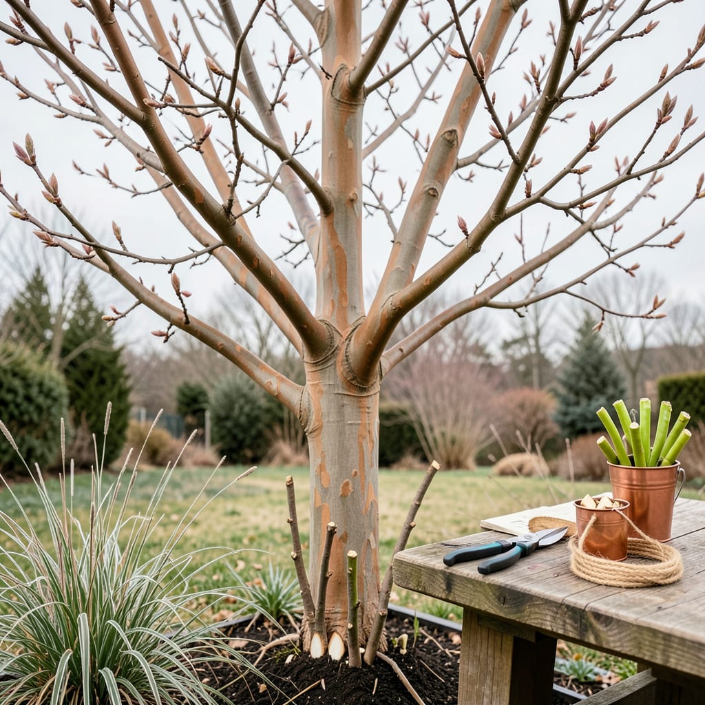 Visual representation of Crepe Myrtle Pruning: The Right Way for Bigger Summer Blooms