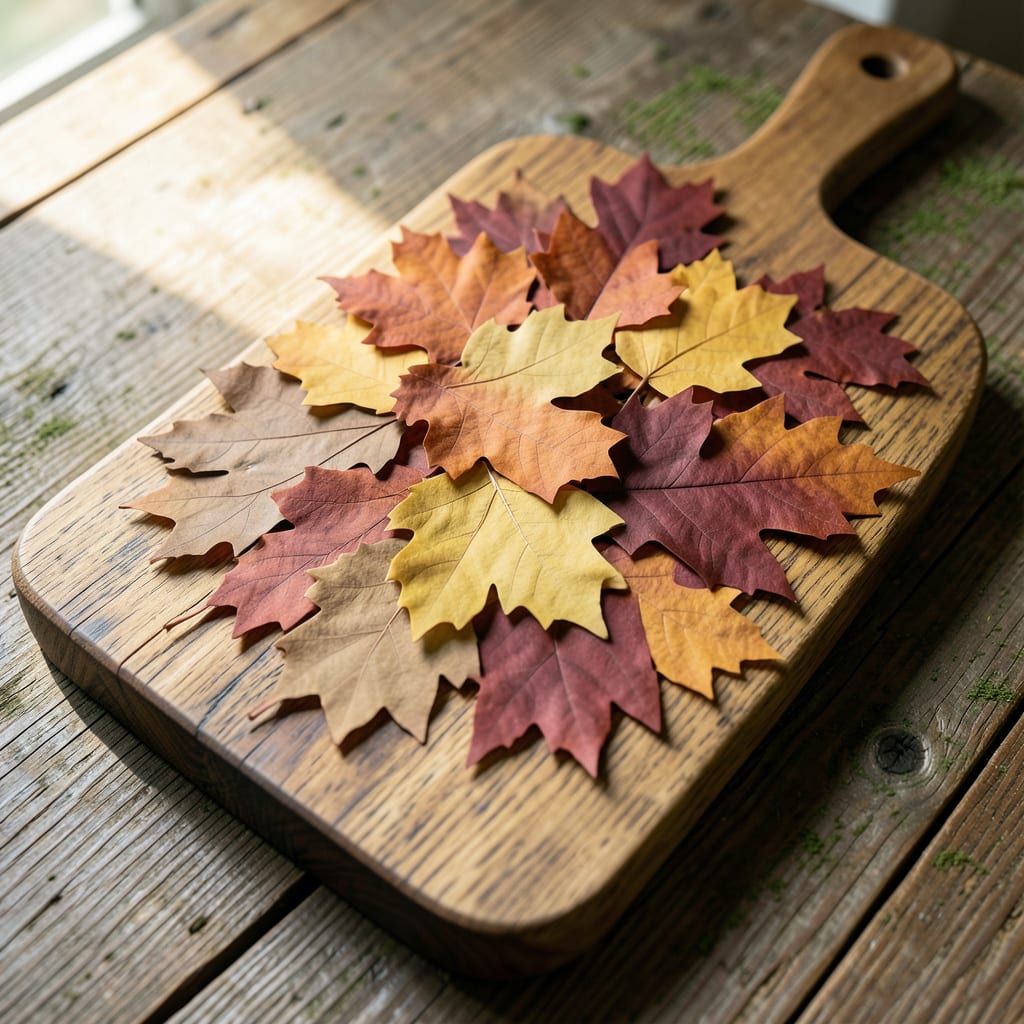 Cut Out Autumn Leaves: Precision Techniques for Festive Crafts illustration with key details