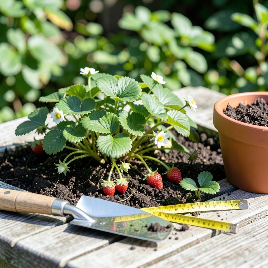 How to Plant Strawberries Deep: Crown Position for Strong Roots